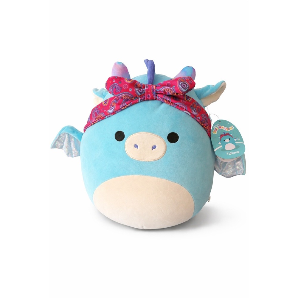 Squishmallows Tatiana Blue Dragon Unicorn Plush 14 Inch Soft Stuffed Toy
